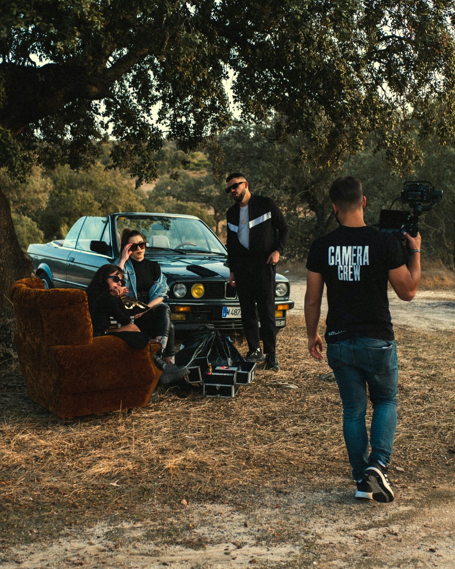 Echipa XNK Media filmând un shooting foto/video